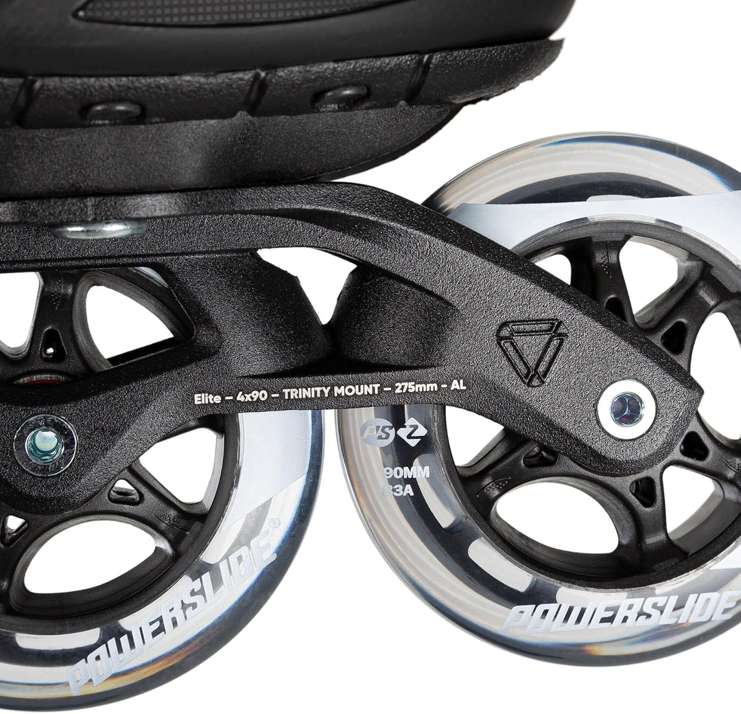 Powerslide Inline Skate Phuzion Xenon Black 90, für Fitness, für Damen und Herren 44, 44