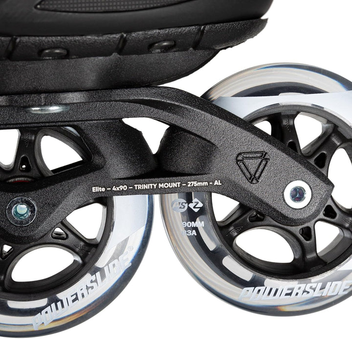 Powerslide Inline Skate Phuzion Xenon Black 90, für Fitness, für Damen und Herren 44, 44