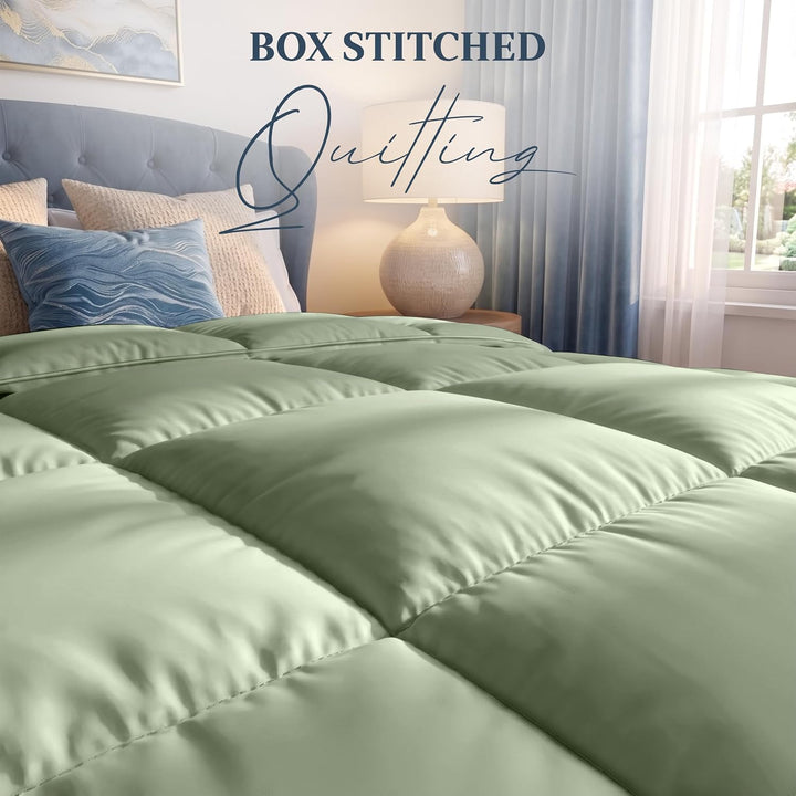 Utopia Bedding Bettdecke 220 x 240 cm, leichte Bettdecke mit Polyesterfüllung für 4 Jahreszeiten, Mi