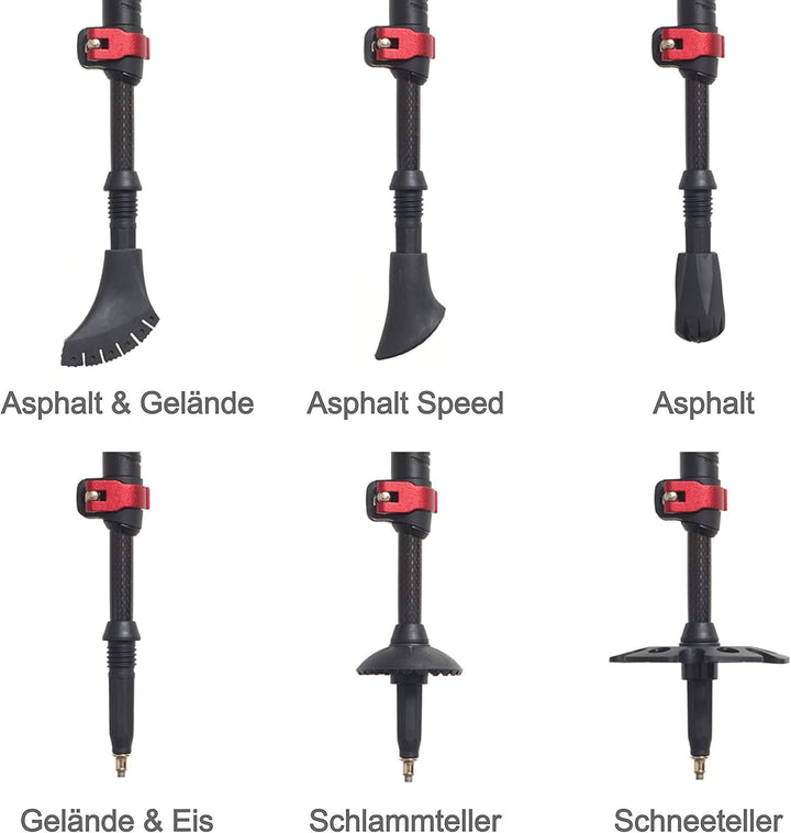 Steinwood Premium Carbon Wanderstöcke - Trekkingstöcke - extra leicht, verstellbar mit Teleskop und