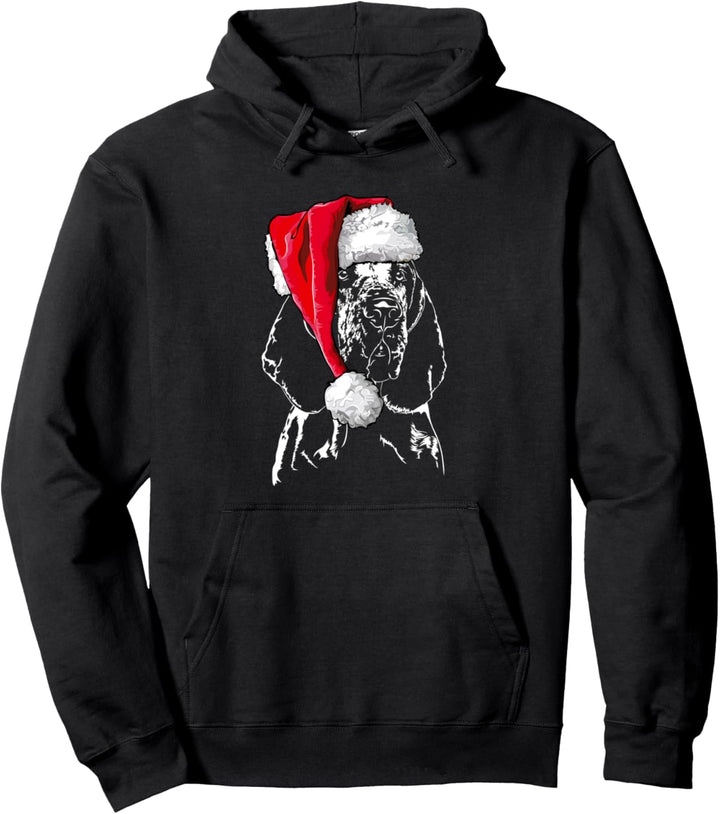 Lustiger Bracco Italiano Weihnachtsmann Weihnachten Hunde Pullover Hoodie
