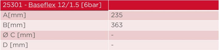 Flamco Baseflex Ausdehnungsgefäss 12L - 1.5 / 6bar für geschlossene Heizungsanlagen und Kühlanlagen