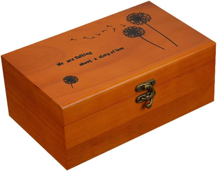 Nähkorb aus Holz mit Nähset, Nähkästchen Löwenzahn, Löwenzahn
