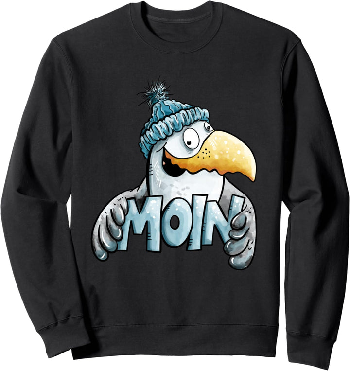 Nordsee Ostsee Moin Möwe I Urlaub Norddeutschland Sweatshirt