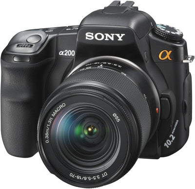 Sony DSLR-A200K SLR-Digitalkamera (10 Megapixel, BIONZ Bildprozessor) inkl. 18-70 mm Objektiv