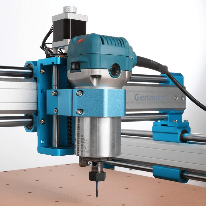 Aluminium CNC Spindelhalterung mit 65mm Durchmesser, Spindelhalterung für Genmitsu 3020 PRO MAX V2 &