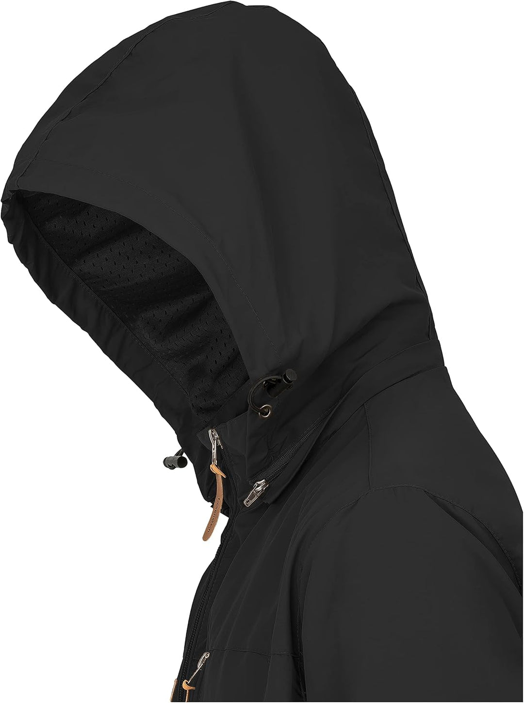 FALKENSTEJN Summer Windbreaker Anorak Windjacke leichte Jacke S Schwarz, S Schwarz
