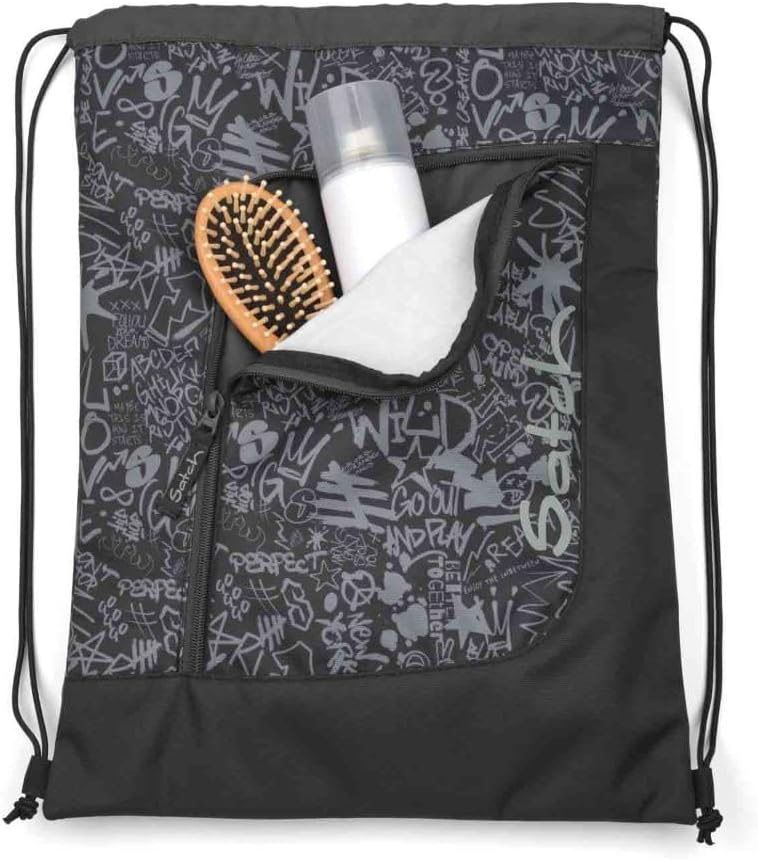 Satch Air Schulrucksack Set 3tlg. inkl. Sportbeutel (Street Ink), Street Ink
