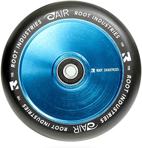 Root Industries Air 110mm Stunt-Scooter Wheel Kinder Roller Ersatzrad Rolle + Fantic26 Sticker Blau/