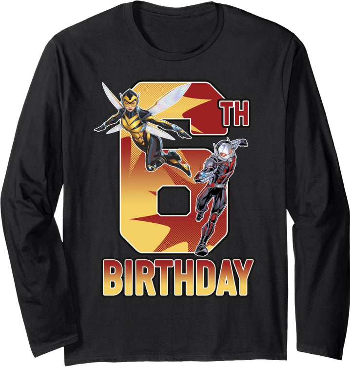 Marvel Ant-Man & Wasp 6th Birthday Langarmshirt