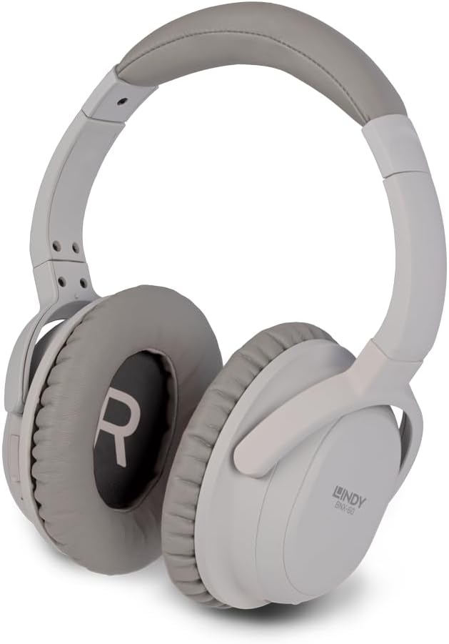 LINDY 73200 LH500XW - Kabelloser Kopfhörer mit Active Noise Cancelling Grau