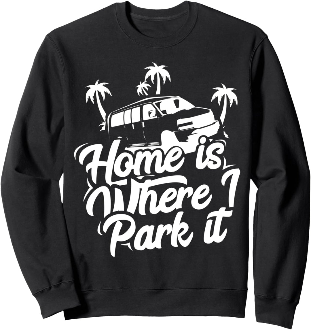 Camper Van Buslife Caravan Camping - Camper Bus Sweatshirt