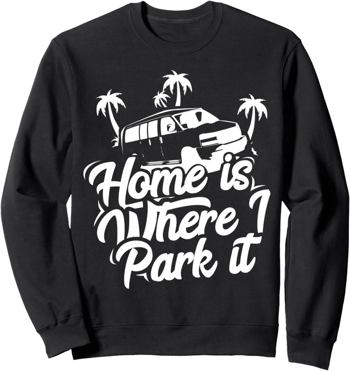 Camper Van Buslife Caravan Camping - Camper Bus Sweatshirt