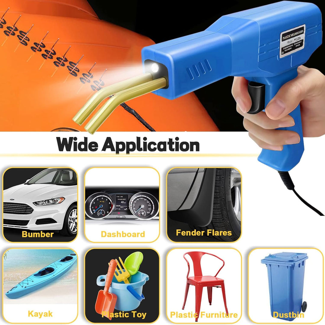 150W Kunststoff Schweissgerät 2 in 1 Stossstangen Reparatur Set Kunststoff Schweissen mit 800PCS Hot
