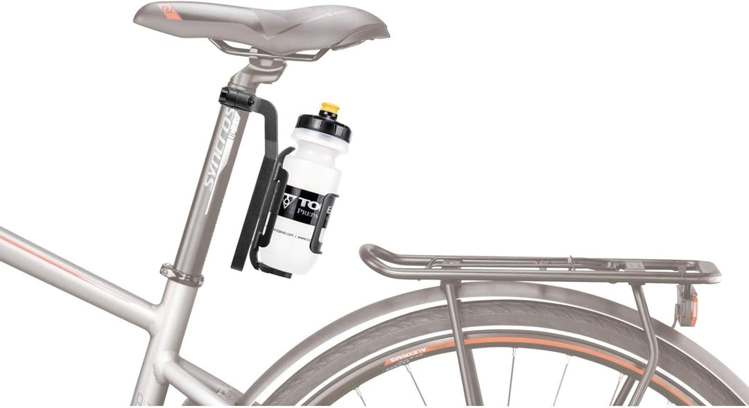 Topeak EP Mount Hinterer Flaschenhalter, für Erwachsene Unisex, Schwarz, 13