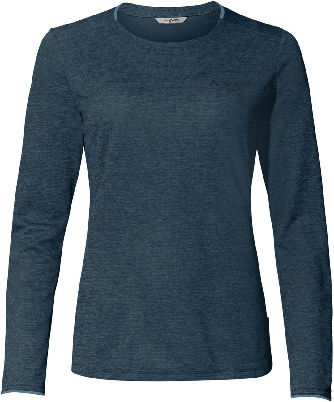VAUDE Damen Women's Essential Ls T-Shirt T-Shirt 36 Dark Sea Uni, 36 Dark Sea Uni