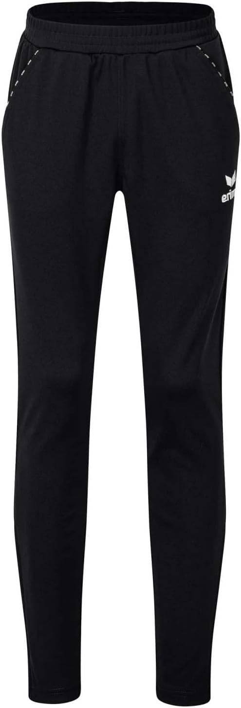 Erima Unisex Herren und Kinder mit Wadeneinsatz 2.0 Trainingshose S Schwarz, S Schwarz