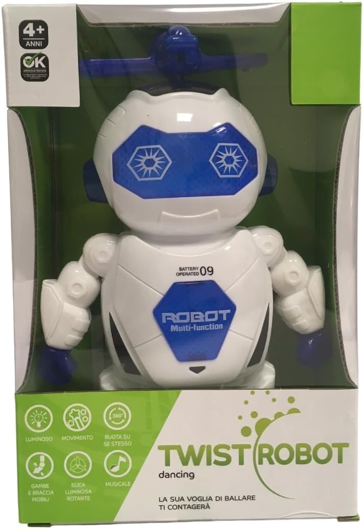 Play More Disco Roboter Spielzeug Lichter und Klänge Tanz klingelt und leuchtet Roboter Walking Robo