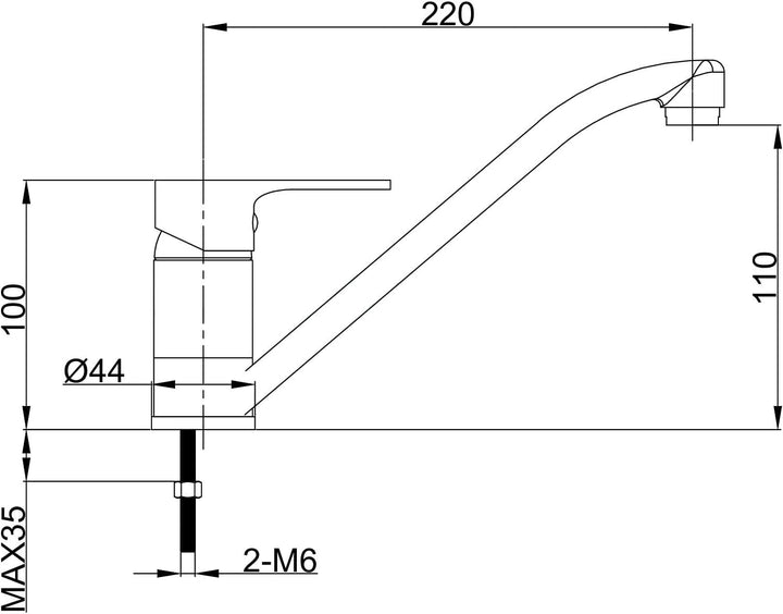 VBChome Einbauspüle mit Armatur 58x48 Satinstruktur Rechts Edelstahl Küchenspüle Spüle Ablagefläche