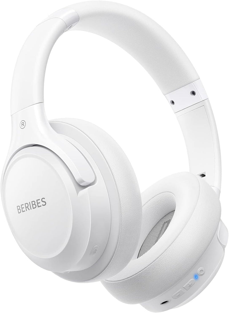 BERIBES Bluetooth Kopfhörer Over Ear, 65 Std Kopfhörer Kabellos Bluetooth mit 6 EQ-Modi, HiFi Stereo