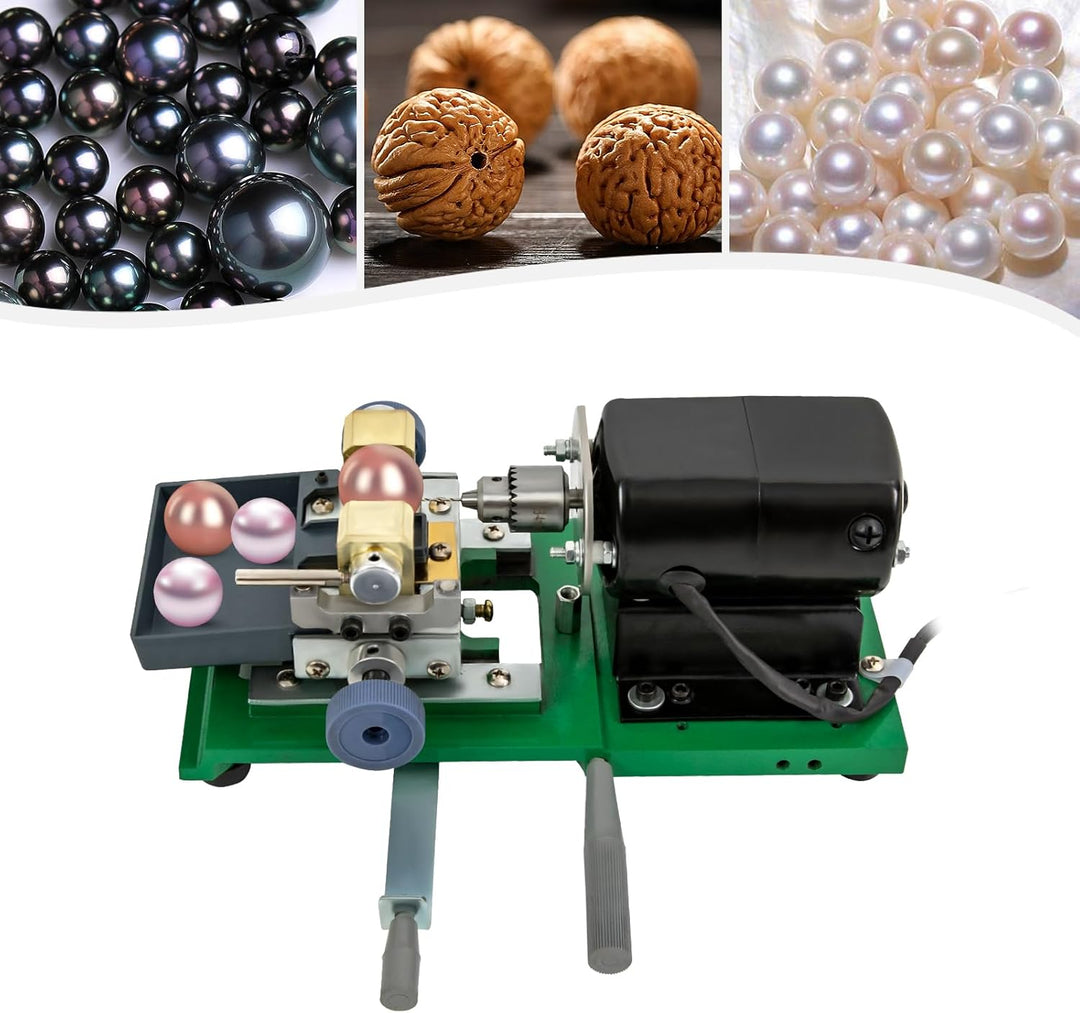220V Full Set Schmuck Jade Perle stufenlos bohren Bohrmaschine Bohrer Werkzeuge - Bernstein Schmuck