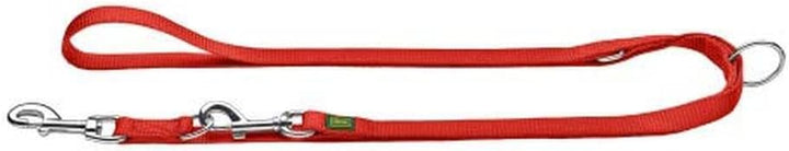 HUNTER Verstellbare Hundeführleine, Farbe: petrol, 3-fach verstellbar, robustes Nylon, pflegeleicht,