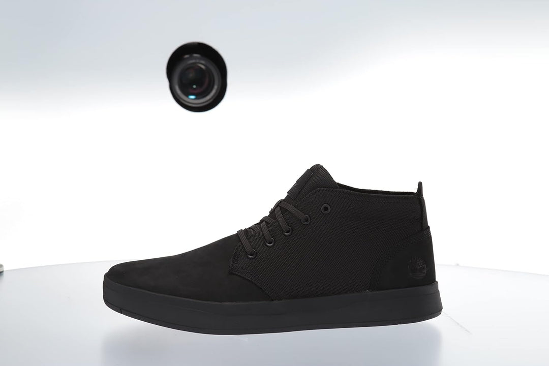Timberland Herren Davis Square F/L Chukka Trainers and Sneakers Shoes 40 EU Schwarz, 40 EU Schwarz