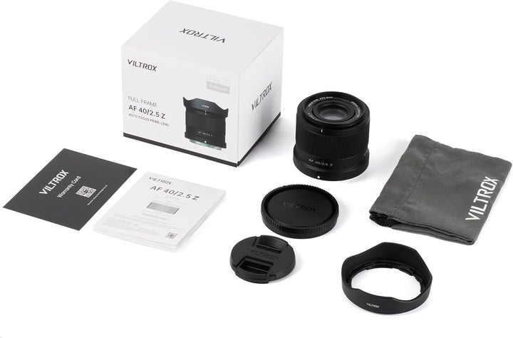 VILTROX AF 40mm F2.5 Z-Mount Vollformat Objektiv, Autofokus Festbrennweite für Nikon Z Mount Kameras