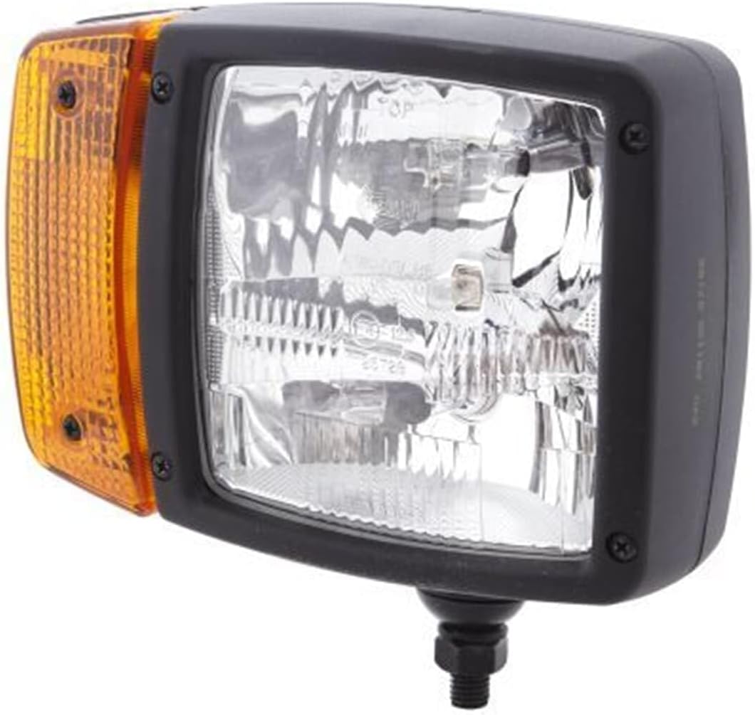 HELLA - Hauptscheinwerfer - 24V - Anbau - Lichtscheibenfarbe: gelb - Stecker: AMP - rechts - 1SA 996