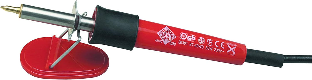 Pebaro 0261 Brandmal Set, Brandkolben, 9 Brennstempel, 9 Brennspitzen, Lötspitze, Styropormesser, Br