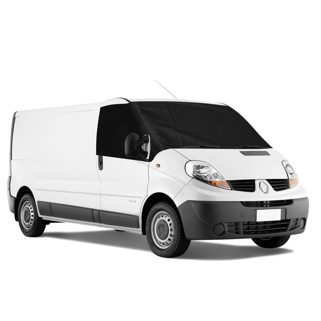 Auto Windschutzscheiben Abdeckung Ersatz für Renault Trafic 2001-2014, 600D Luxus Frontscheiben Sonn
