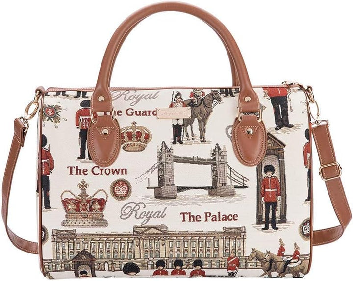 Signare Tapisserie Reisetasche Damen, Sporttasche Damen, Weekender Damen, Reisetasche gross mit Lond