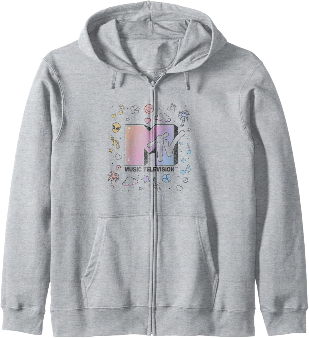 MTV Music Television Doodles Logo Kapuzenjacke