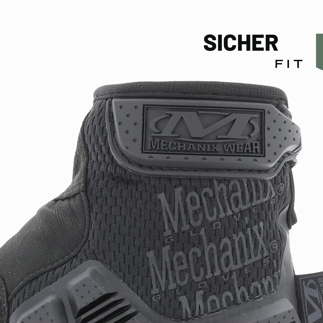 Mechanix Wear Mechanix Herren M-pact® Covert Vingerloze handschoenen (X-large, volledig zwart) Finge