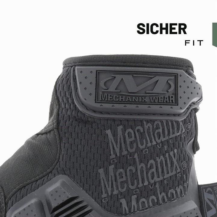 Mechanix Wear Mechanix Herren M-pact® Covert Vingerloze handschoenen (X-large, volledig zwart) Finge