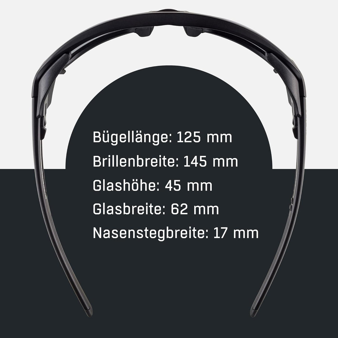 ALPINA SKYWALSH V - Selbsttönende, Bruchfeste & Beschlagfreie Sport- & Fahrradbrille Mit 100% UV-Sch