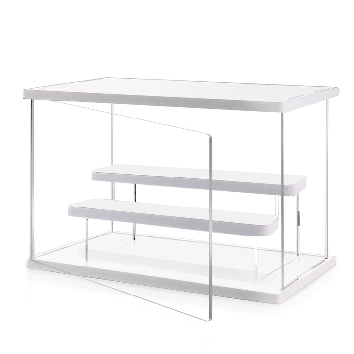 SWAWIS Acryl Vitrine Schaukasten Vitrine Transparent Display Case Vitrine Schaukasten Acryl Vitrine