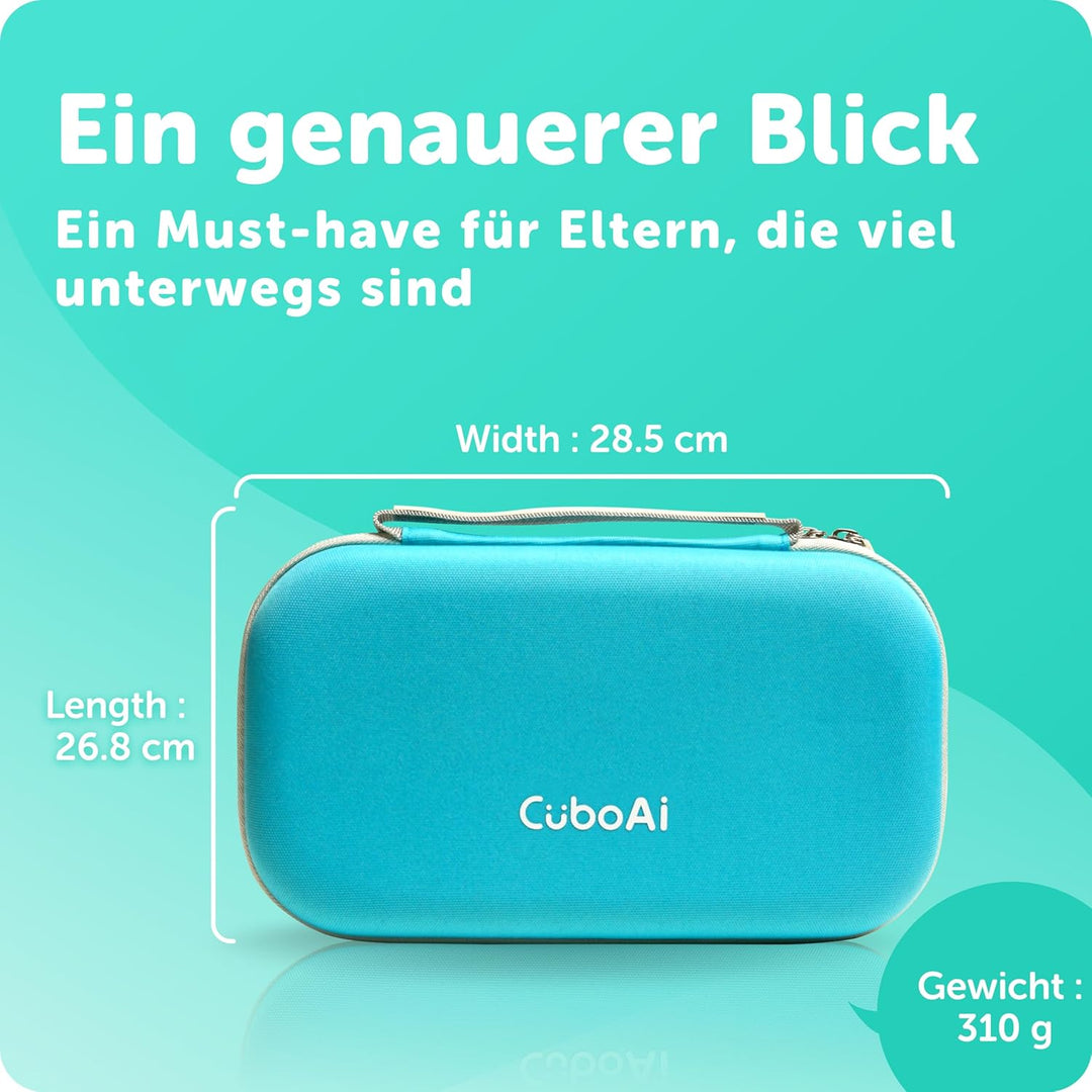 CuboAi Reisekoffer | Schutzhülle für CuboAi Smart Babyphone, Mobile Ständer und Zubehör | Tranquil B