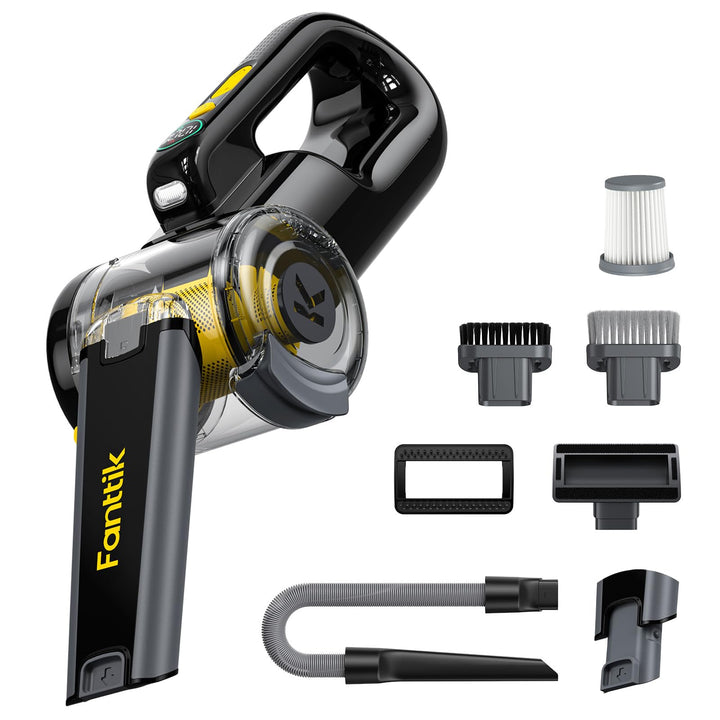 Fanttik Fold V10 Apex Pivot Kabelloser Auto Staubsauger | 17.000 Pa Saugkraft, Smartes LED-Display,