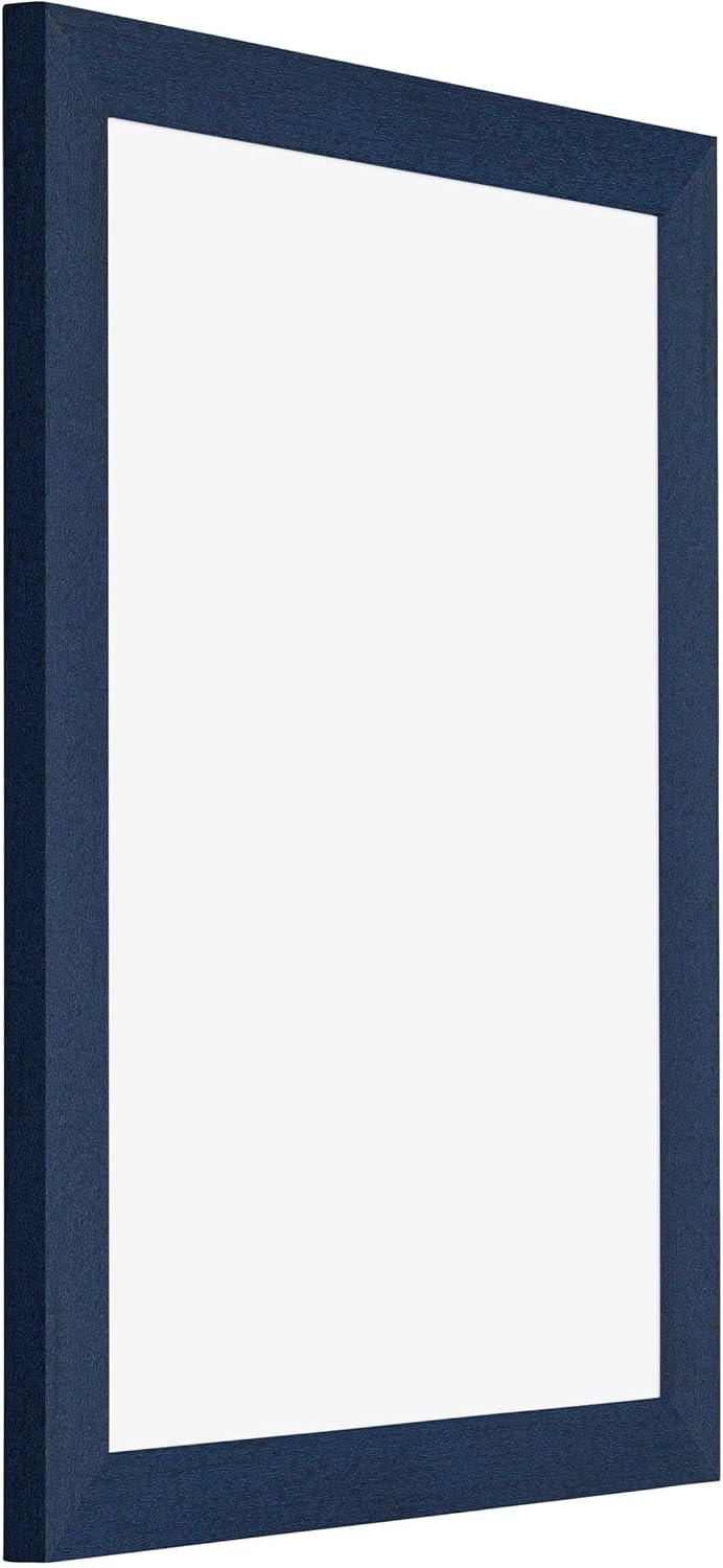 yd. Your Decoration - Bilderrahmen 75x100 cm - Dunkelblau Gewischt - Billderrahmen aus MDF mit Acryl