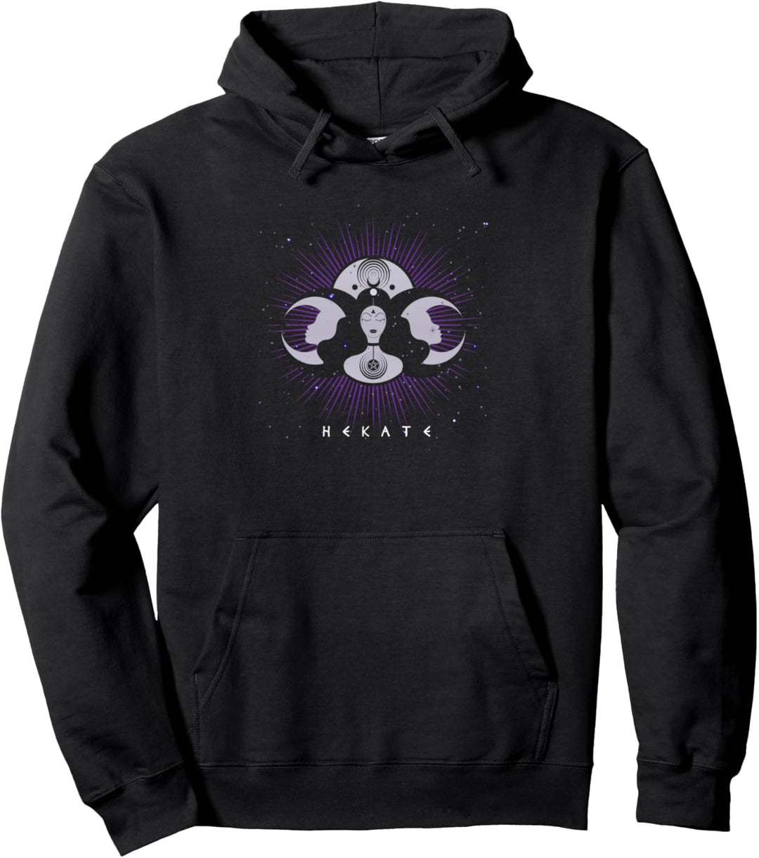 Hekate Alte griechische Hexengöttin Mond Wicca Pullover Hoodie