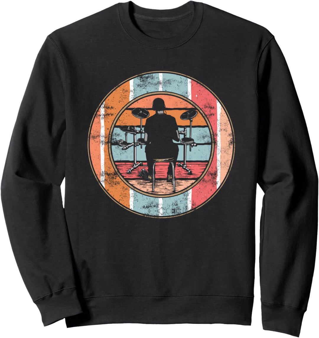 Schlagzeuger Drummer Musik Schlagzeug Sweatshirt