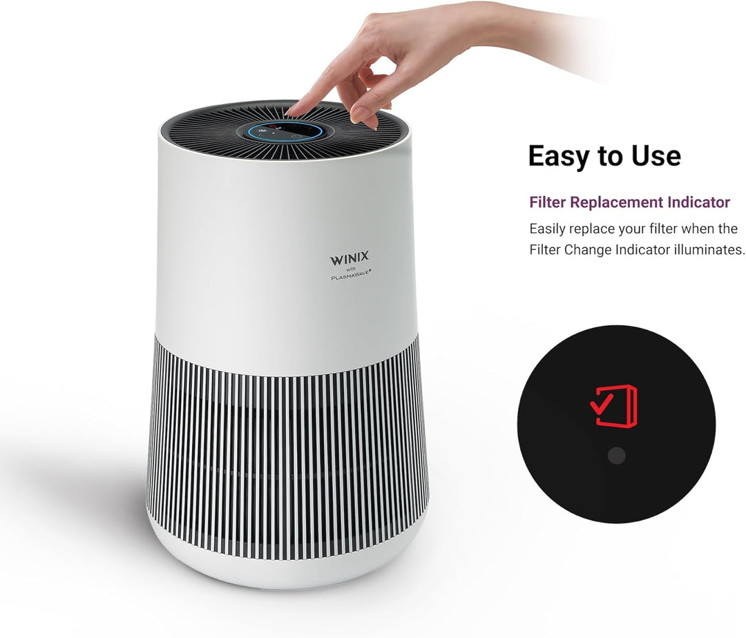 WINIX T500 WIFI luftreiniger Allergiker, CADR 250m³/h, 50㎡, Air Purifier mit HEPA filter für Raucher