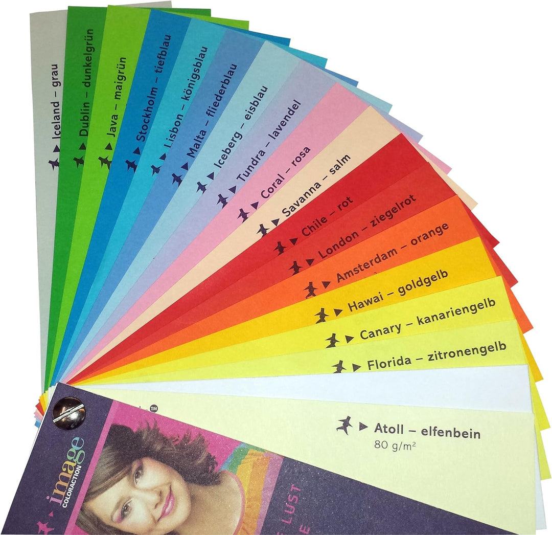 Tonkarton - Tonpapier - Tonzeichenpapier - 100 Blatt DIN A2-160g/m² Farbe: Iceberg-eisblau, Iceberg-