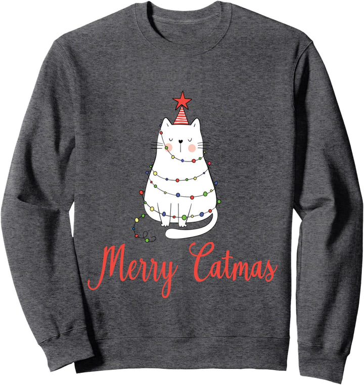 Merry Catmas, Katzen Weihnachten Sweatshirt