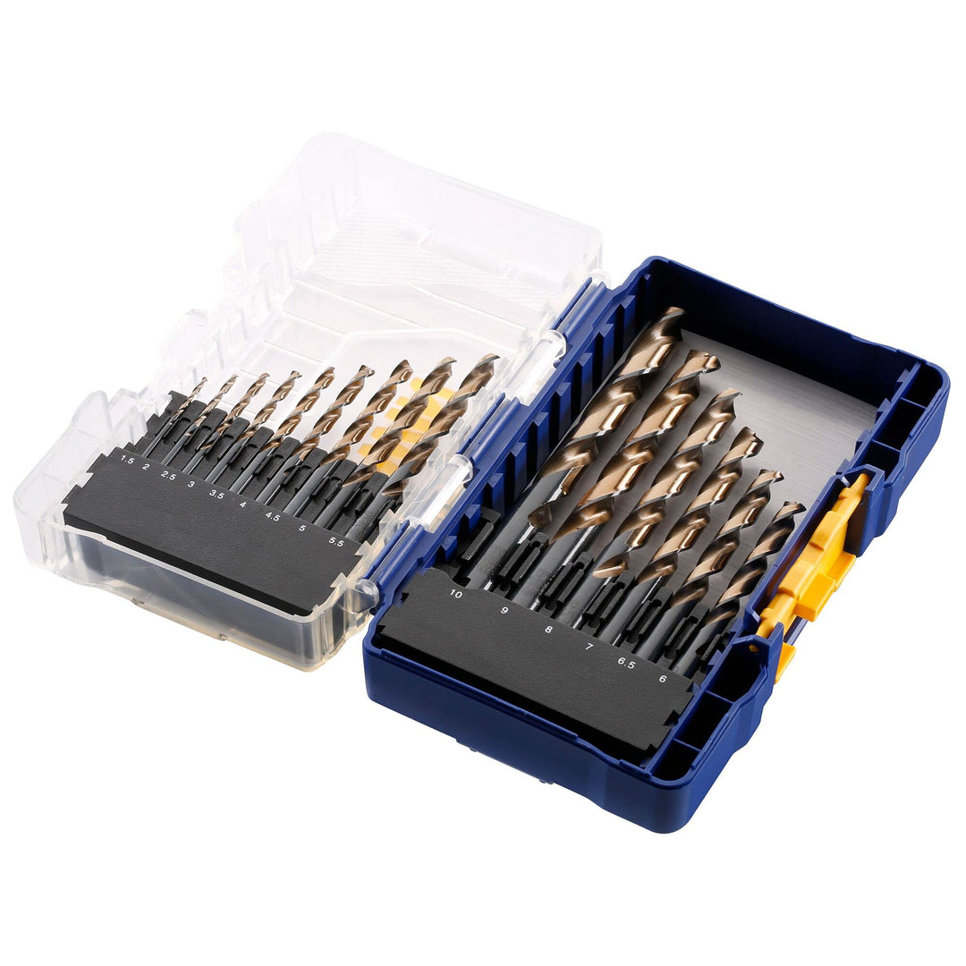 IRWIN IW3031503 Serie Turbomax HSS, 15 Stück, 1,5-10,0 mm