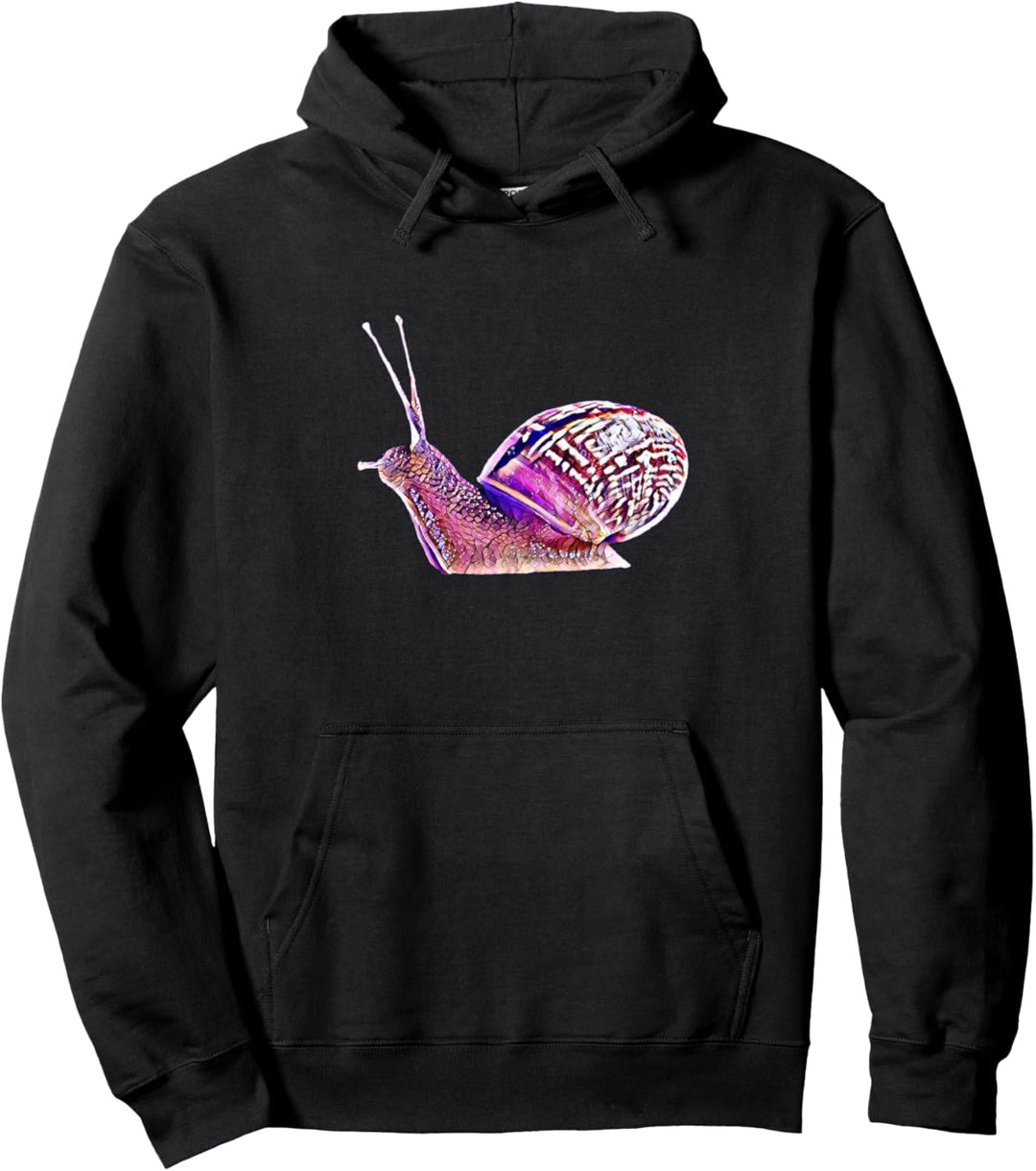 Schnecken Schneckenhaus Weichtiere Motiv bunte Schnecke Pullover Hoodie