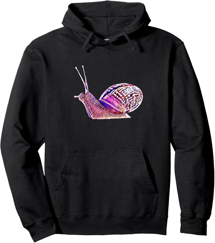 Schnecken Schneckenhaus Weichtiere Motiv bunte Schnecke Pullover Hoodie