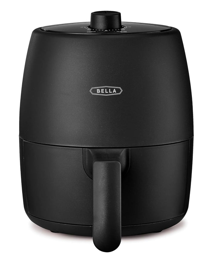 BELLA 2 L Manueller Heissluftfritteusen-Ofen und 5-in-1-Multikocher mit Abnehmbarer Antihaftbeschich