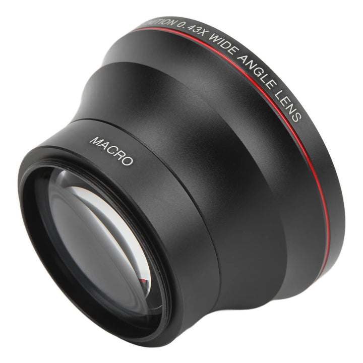 55 Mm 0,43 X Professionelles HD-Weitwinkel-Kameraobjektiv, Optisches Glasbeschichtungsobjektiv mit A
